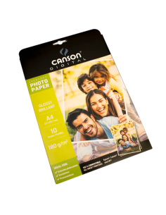 Papel fotográfico Brillante 10H A4 180G, CANSON