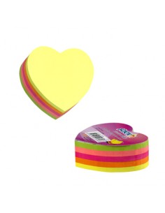 Post-it en forma de corazón
