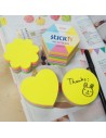 Post-it exagonal de colores