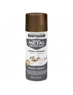 Metal Protección Esmalte Anticorrosivo en Aerosol Metálico Plata, RUST-OLEUM
