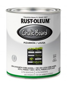 Pizarrón a base de agua color negro, RUST-OLEUM