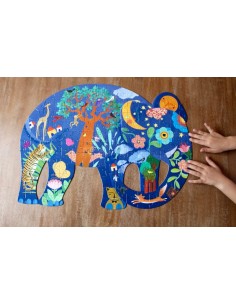 Rompecabezas Elephant de 150 piezas, DJECO