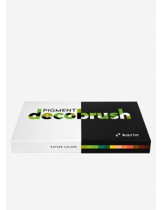 Pigment Decobrush Nature Colors, Set 12 Colores, KARIN MARKERS