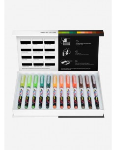 Pigment Decobrush Nature Colors, Set 12 Colores, KARIN MARKERS