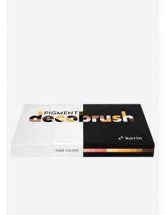Pigment Decobrush Nude Colors, Set 12 Colores, KARIN MARKERS