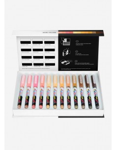 Pigment Decobrush Nude Colors, Set 12 Colores, KARIN MARKERS