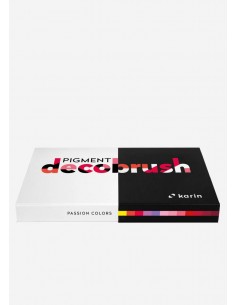 Pigment Decobrush Passion Colors, Set 12 Colores, KARIN MARKERS