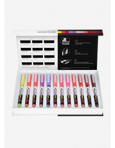 Pigment Decobrush Passion Colors, Set 12 Colores, KARIN MARKERS