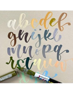 Pigment Decobrush, Designer Set 36 colores, KARIN MARKERS