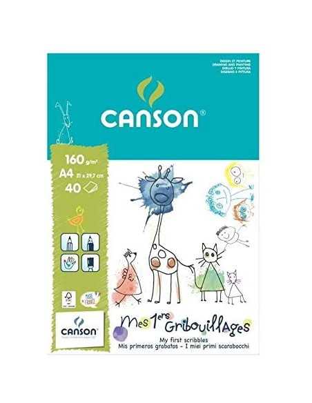 Bloc Mis primeros garabatos 40H A4 160G, CANSON