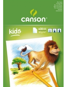 Bloc Kids 30H A4 90G, CANSON