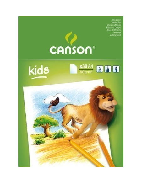 Bloc Kids 30H A4 90G, CANSON