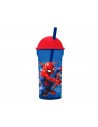 Spiderman vaso transparente