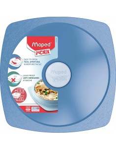 Concept, Plato para Alimentos color azul, MAPED