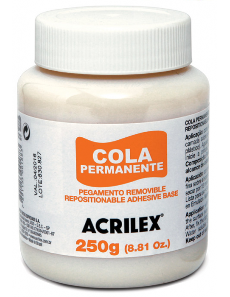 Cola permanente 250gr, ACRILEX