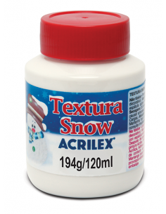 Pintura de Textura Nieve Glitter - ACRILEX