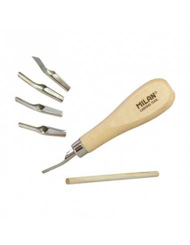 Set de 5 Gubias para Grabado, MILAN