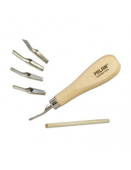 Set de 5 Gubias para Grabado, MILAN