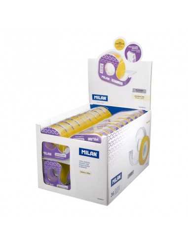 Cinta Adhesiva (Amarillo Transparente)19mm x 33m, MILAN