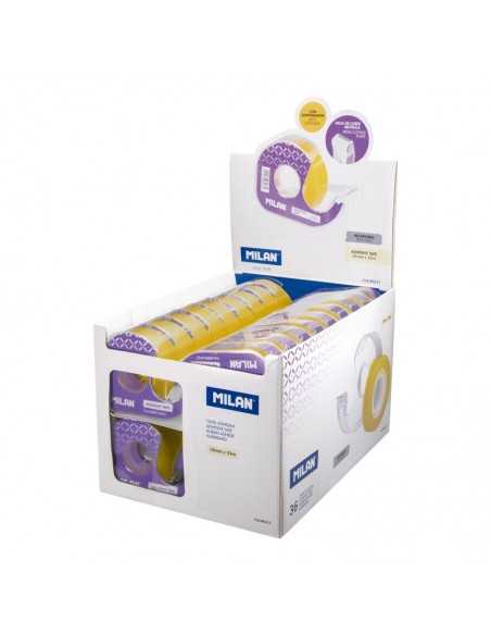 Cinta Adhesiva (Amarillo Transparente)19mm x 33m, MILAN