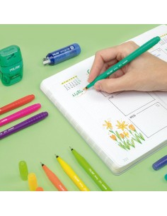 Rotuladores Punta Fina SWAY Fineliner 0,4mm Verde Claro, MILAN
