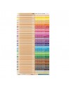 Caja Metálica 36 Lápices de Colores Acuarelables Mina Gruesa + Pincel, MILAN