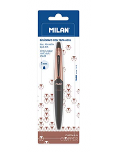Bolígrafo COPPER- color negro, MILAN