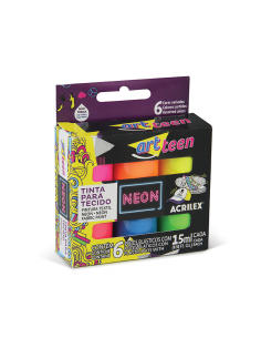 Pintura para Tela, Neon Artteen - ACRILEX