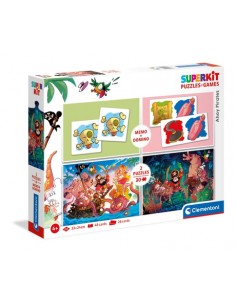 Rompecabezas 60 Piezas, Superkit Ahoy Pirates!, Clementoni