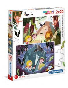 Rompecabezas de 104 Piezas, Aventuras, Clementoni