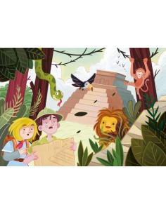 Rompecabezas de 104 Piezas, Aventuras, Clementoni