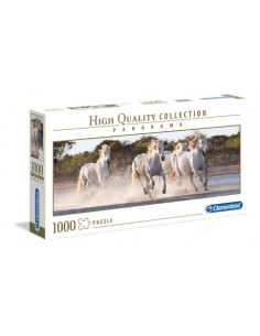 Rompecabezas de 1000 piezas, Caballos de Carrera, CLEMENTONI