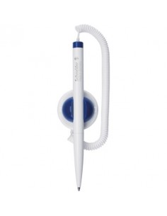 Lapicero Tinta Azul con Cadena, Klick-Fix-Pen, SCHNEIDER