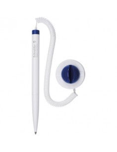Lapicero Tinta Azul con Cadena, Klick-Fix-Pen, SCHNEIDER