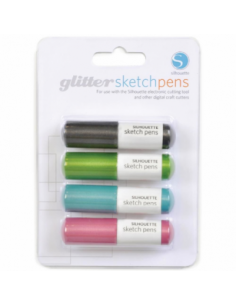 SILHOUETTE Brillante Plumas de dibujo Glitter