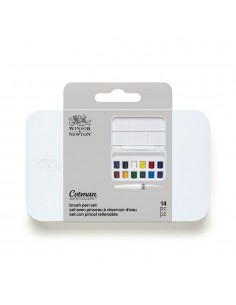 Set de Acuarelas + Brush pen- 12pzas, WINSOR & NEWTON