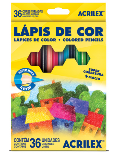 Set de 36 Lápices de colores, ACRILEX