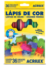 Set de 36 Lápices de colores, ACRILEX