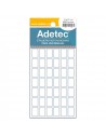 Etiqueta Rectangular Manual, 11x17mm, Adetec