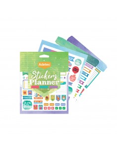 Block de Stickers Planner Adhesivos, Adetec