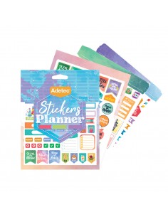 Block de Stickers Planner Adhesivos, Adetec