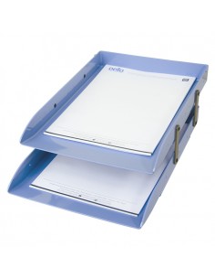 Caja de correspondencia Doble, color Azul, DELLO