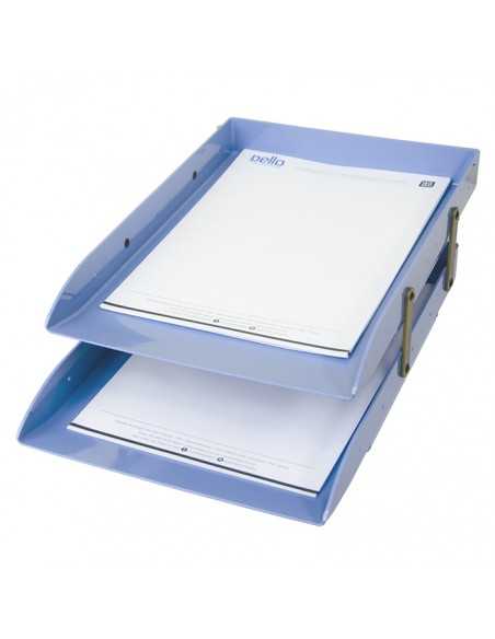 Caja de correspondencia Doble, color Azul, DELLO
