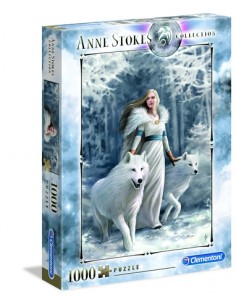 Rompecabezas Anne Stokes, Winter Guardians de 1000 piezas, Clementoni