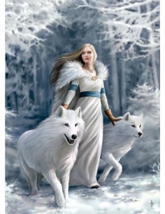 Rompecabezas Anne Stokes, Winter Guardians de 1000 piezas, Clementoni
