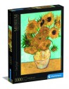Rompecabezas Van Gogh, Girasoli de 1000 piezas, Clementoni