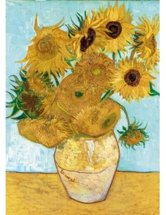 Rompecabezas Van Gogh, Girasoli de 1000 piezas, Clementoni