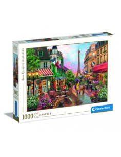 Rompecabezas Flowers in Paris de 1000 piezas, CLEMENTONI
