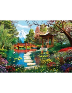 Rompecabezas Fuji Garden de 1000 piezas, CLEMENTONI
