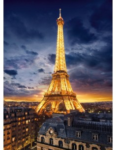 Rompecabezas Tour Eiffel de 1000 piezas, CLEMENTONI
